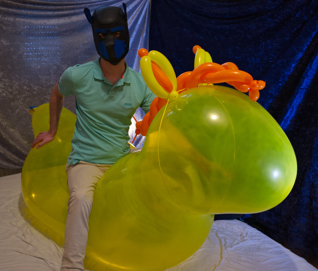 Yeehaw Crystal Blue Balloon